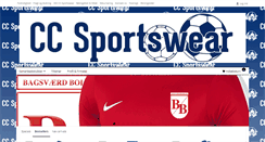 Desktop Screenshot of ccsportswear.dk